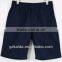 Cotton Polyester Plain Fabric Men's Solid Color Beach Short Pants With Elastic Waistline