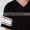Hot Sale v Neck Two Tone t- Shirt Wholesale
