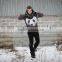 Unisex 3D panda printed fleece streetwear sweatshirt