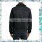 Medium Wash Fur Collar Black Denim Mens Short Jackets