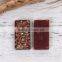 Resin & Shell Mosaic Dome Seals Cabochon Rectangle Coffee