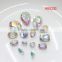 ab aurora crystal beads sew on beads with claw settings for wedding dress