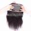 Top Good Quality Brazilian Hair 360 Lace Frontal Straight With Baby Hair Pieces For Black Women Customized Lace Frontal Band