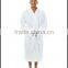 Cotton waffle bathrobe satin style bath gown waffle SPA long down robes