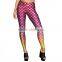 2017 Sexy Women Scale Print Tight Multicolor Mermaid Leggings