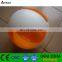 Inflatable white and yellow water ball for promotional gifts