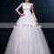 New Sleeveless Slim Wiast Ball Gown Long Trails Wedding Dresses Plus Size Floor Length Bride Dress