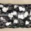 natural mult color fox fur plates for Lining ladies genuine fur parka