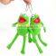 Cheap Mini 10CM Plush Frog Keychain Custom Cute Stuffed Animal Soft Green Frog Plush Toy