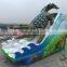 Jurassic Park Strong PVC inflatable dinosaur long water slide giant inflatable kids slide track
