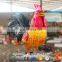 KAWAH Life-Size Animal Statue Rubber Material Realistic Rooster Model For Sale