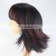 2014 hot sale mixed color short style synthetic wig with bangs