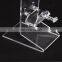 Custom design acrylic plastic plexiglass indsutrial factory direct sale multilayer transparent glasses display shelf
