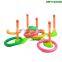 Ring Toss Kids Adults Games Improve Eye-Hand Coordination and Fine Motor Skills - with Carrying Case, Plastic Rings