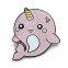 Dolphin Glitter Hard Enamel Pin