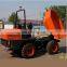 3Ton Construction machine site dumper truck with rotary bucket