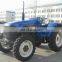 China engine 4 wheel tractor with front loader and bakchoe