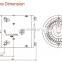 12v 1500W dc motor for electric vehicle: W8901P