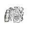 XYREPUESTOS AUTO ENGINE PARTS Repuestos Al Por Mayor Gasket manufacturer 5SFE full gakset set for Toyota OEM 04111-74303