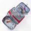 Multifunctional Polyester  waterproof hanging travel toiletry bag OEM ODM welcomed