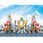 BH005 Factory manufacture various kids paly air plastic water slide used swimming pool slide