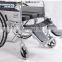 Manual reclining commode wheelchair