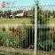 Triangle Bending PVC Coated Galvanized Metal Welded Garden Fence