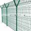 Triangle bend wire mesh fence 3D curved welded wire mesh panel fence