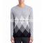 Men's color block Knitted Cashmere Pullover Sweater