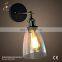European Fancy Modern Round Glass LED Decoration Light Glass Wall Lamp