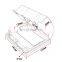 Transparent splash-proof box Type 86 two-position socket waterproof socket cover with lock one-piece waterproof box