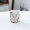 mini small elegant decorative colorful custom marble luxury empty ceramic candle jar suppliers in bulk