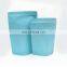 matte black stand up pouch smell proof zip lock foil laminated food packaging tea bag