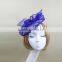 Handmade Design Sinamay Fabric Feather Wedding Party Fascinator With Alice Band