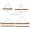 Wholesale wood custom size wall hangers decorative frame picture crafts frame for home decor wooden magnetic poster hanger