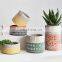 Custom Made Indoor Mini Balcony Hanging Home Garden Decoration Cement Flower Pot