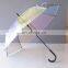 Custom Logo Straight Foldable Windproof Japanese Rain Cheap Transparent Umbrella
