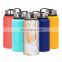 32oz powder coated double wall insulated vacuum stainless steel water bottle
