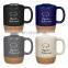 christmas big customised stock black ceramic coffee mug with logo