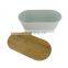 Rectangular Eco-friendly Bamboo Fiber Storage Tins with Bamboo Lid Bread Storage Box