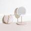 Modern European design Charging Square LED Mirror Soft Light Cosmetic Mirror Type C Charging LED Makeup Mirror