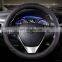 Wholesale Genuine Leather Steering Wheel Cover for Toyota Corolla Fortuner Sequoia Auris Avensis YARIS Vios Celica 86