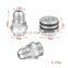 AUSO Aluminum Black M28 To AN10 Block Plug Breather Fitting Adapter For Integra B16 B18c GSR ITR B18b