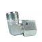 China Factory  Pipe Fitting Metric Male/Female Threaded 90 Degree Hydraulic Elbow With Swivel Nut