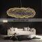 Nordic Art Cloud LED Люстра для гостиной, зала, столовой, бара. Дизайнерские подвесные светильники с эффектом светлячков