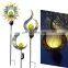 Solar Flame Light Metal LED Garden Light Sun Moon LED Torch Light Flame Solar Lawn Decorative Lamp