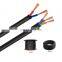 2*1.5 White And Black Wire Cable 450v/750v 2 Core 1mm2 1.5mm2 2.5mm2 Control Cable Wire