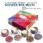 Wholesale For home smokeless ocean scents essence fragrance aromatherapy soy wax Colorful luxury spiral melt tin scented candle