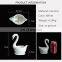 Cute White Swan Small Ceramic Vase onlineSucculent Plant Pot Planter Cactus Garden Pot On Line (pack of 2)