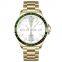 DK&YT customized stainless steel gold wrist watch for women